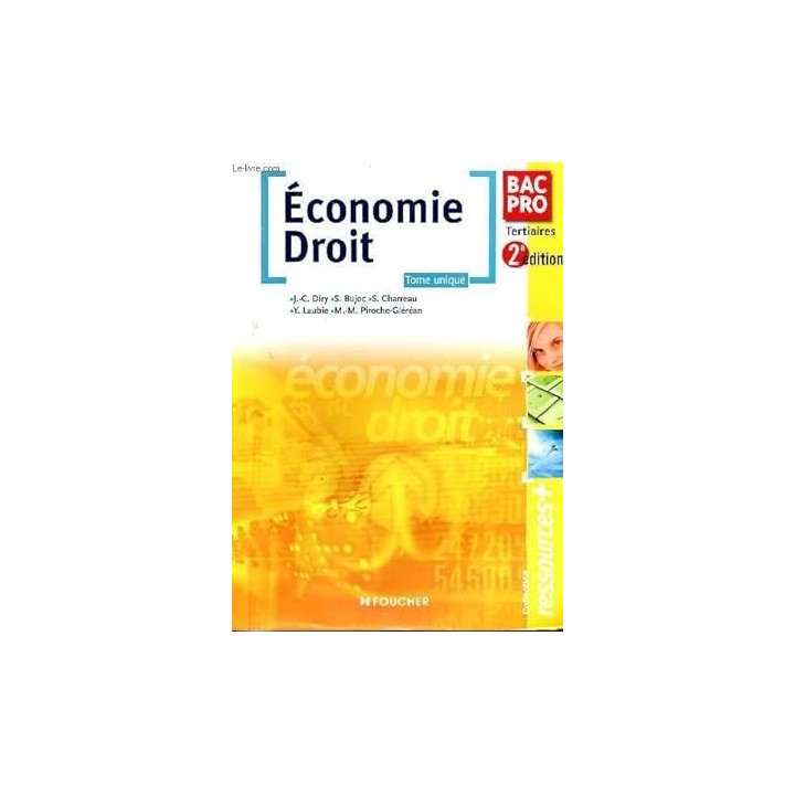 Economie Droit tome unique 2e édition